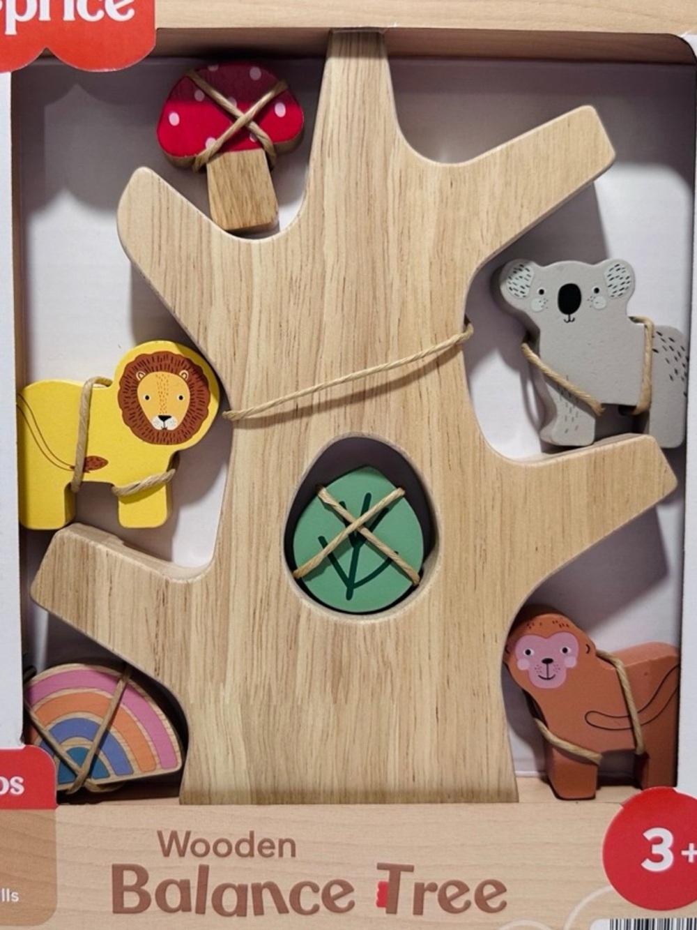 🆕 Fisher Price Wooden Balance Tree Stacking Activity Toy Development Play 10 PCS - Picture 6 of 8